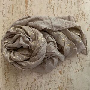 S& D Westwood scarf in Metallic trellis * no tag (2)